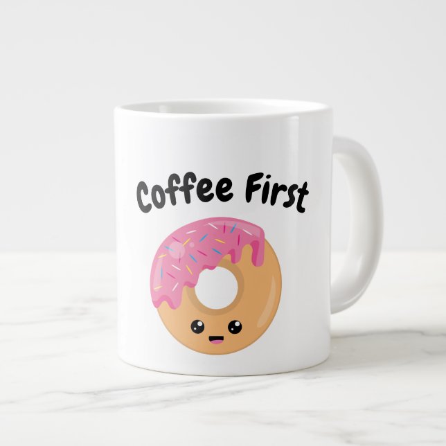 Caneca De Café Grande Café Primeiro - Jumbo Mug (Frente Esquerda)