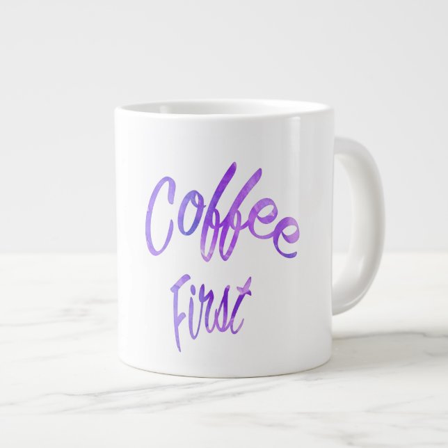 Caneca De Café Grande Café Primeiro - Jumbo Mug (Frente Esquerda)