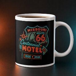 Caneca De Café Grande Café Retro Missouri Route 66