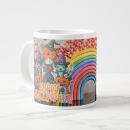 Caneca De Café Grande Cafezinhos de Halloween