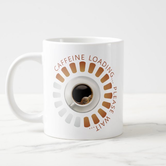 Caneca De Café Grande Caffeine loading (Esquerda)
