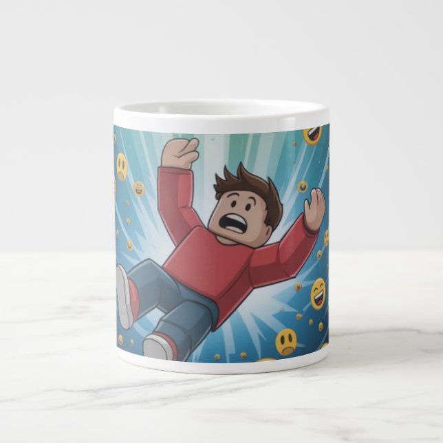 Caneca De Café Grande Caia na bolha  (Frente)