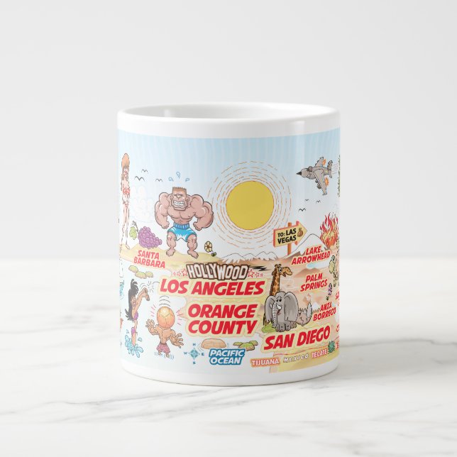 Caneca De Café Grande Cal Giant Coffee Mug (Frente)