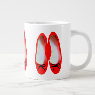 Caneca De Café Grande Calçados vermelhos