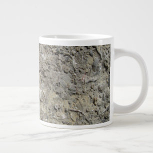 Caneca De Café Grande Calcário Fossilífico