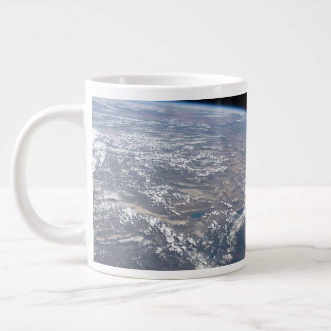 Caneca De Café Grande Califórnia E Nevada Como Viram Do Espaço. (Esquerda)