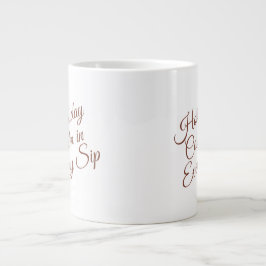 Caneca De Café Grande Calm Winter Mug – Cozy Minimal Design