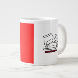 Caneca De Café Grande Calpultina Amalgamada de Dione Mug