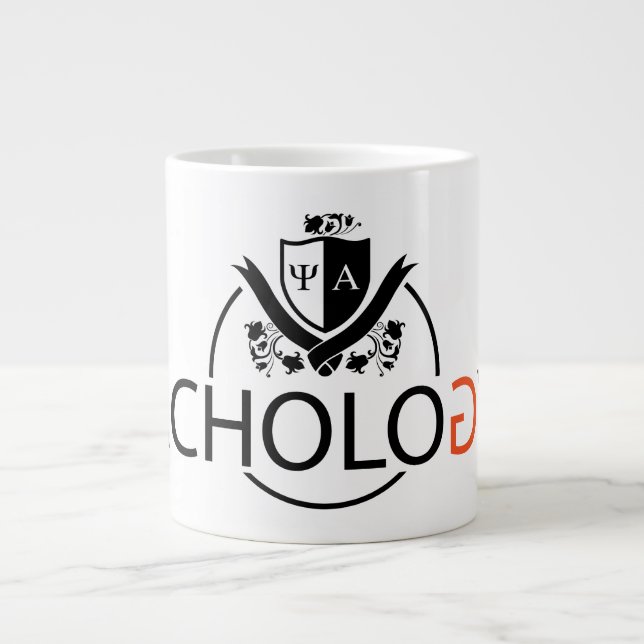 Caneca De Café Grande Cama de Achologia - Branco (Frente)