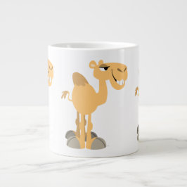 Caneca De Café Grande Camelo de Cartoon Bonito Sorridente