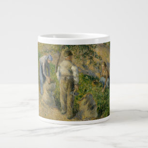 Caneca De Café Grande Camille Pissarro Colheita, Pontoise
