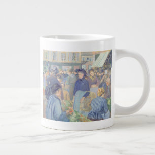 Caneca De Café Grande Camille Pissarro  Le Marche de Gisors