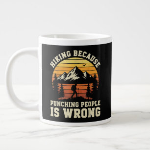 Caneca De Café Grande Caminhada ao Ar Livre Caminhante Divertido