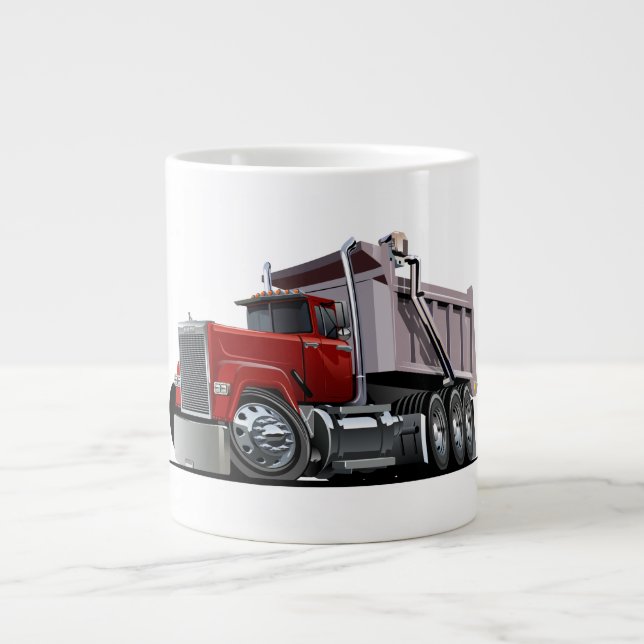 Caneca De Café Grande Caminhão de animação (Frente)