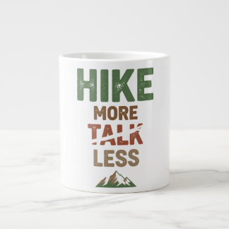 Caneca De Café Grande Caminhe Mais Fale Menos
