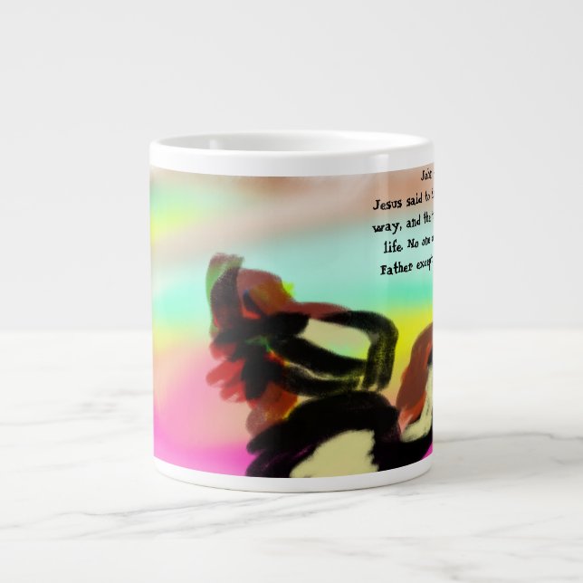 Caneca De Café Grande caminho de jesus  (Frente)