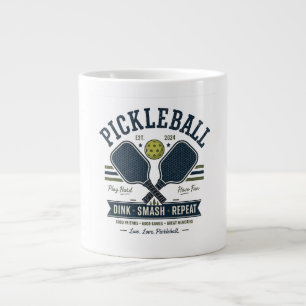 Caneca De Café Grande Camisa Vintage Retro Pickleball Eagle – Corajoso &