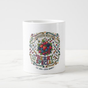 Caneca De Café Grande Camiseta Especial de Fruta