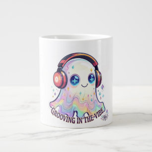 Caneca De Café Grande Camiseta Feminina ADOM "Grooving in the Vibe"