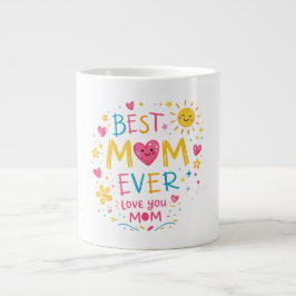 Caneca De Café Grande Camiseta Melhor Mãe do Mundo