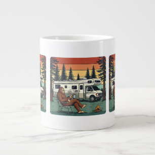 Caneca De Café Grande Camping Vintage Motorhome RV Aventura Bigfoot