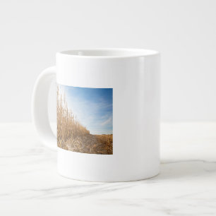 Caneca De Café Grande Campo de milho parcialmente recolhido