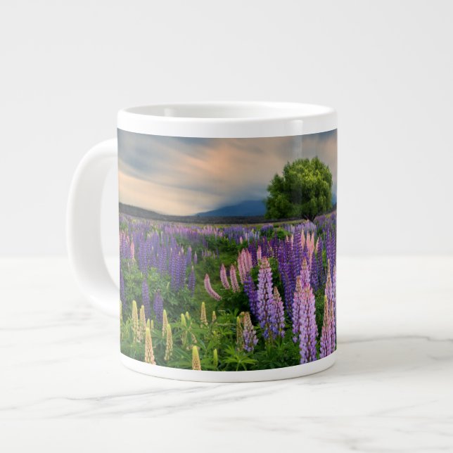 Caneca De Café Grande Campo de Tremoço na Nova Zelândia (Frente Esquerda)
