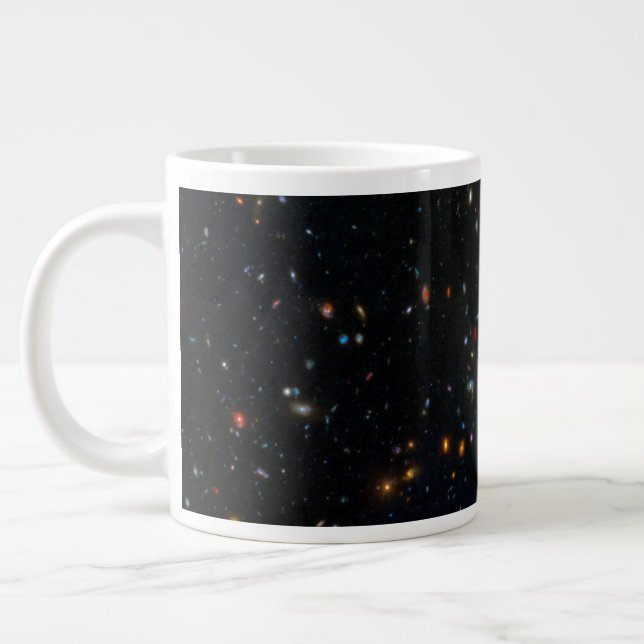 Caneca De Café Grande Campo paralelo do Galaxy Cluster Abell 370. (Esquerda)