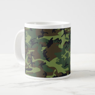Caneca De Café Grande Camuflagem