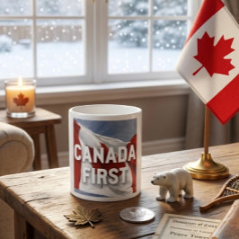 Caneca De Café Grande Canadá primeiro. Partido Conservador Canadá