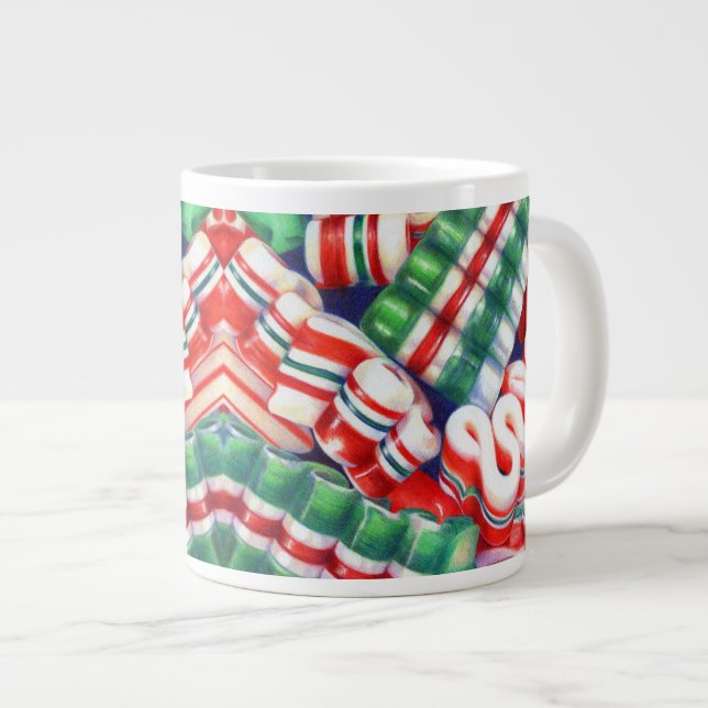 CANECA DE CAFÉ GRANDE CANDÊ DE BORRACHA (Frente Esquerda)