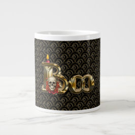 Caneca De Café Grande Candle Boo Halloween Specialty Mug
