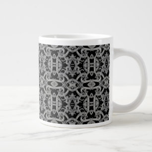 CANECA DE CAFÉ GRANDE CANECA BRANCA GRANDE GÓTICA
