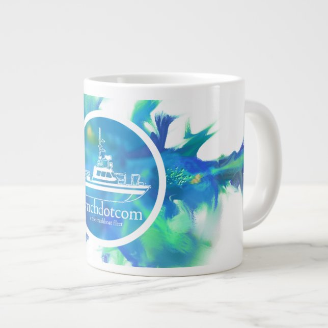 Caneca De Café Grande caneca de barco grande (Frente Esquerda)