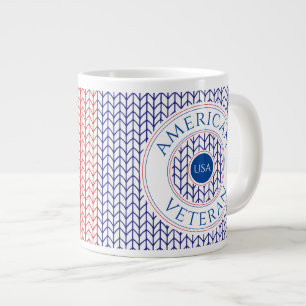 CANECA DE CAFÉ GRANDE CANECA GRANDE BRANCA DE VETERANO AMERICANO
