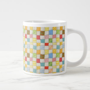 CANECA DE CAFÉ GRANDE CANECA GRANDE COLCHA LOUCA