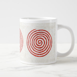 CANECA DE CAFÉ GRANDE CANECA GRANDE MOSAICO DE RODINHA