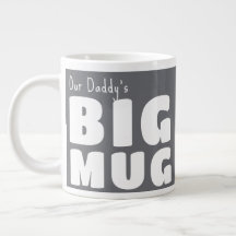 Caneca Grande Nome Personalizado Cinza C19 Present