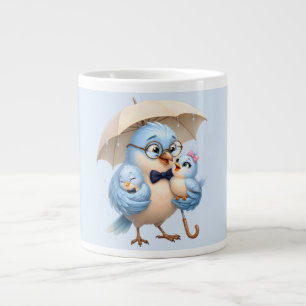 Caneca De Café Grande Caneca Papa Pássaro para o Dia dos Pais Café
