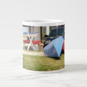 Caneca De Café Grande Canoas e Kayaks por Shirley Taylor