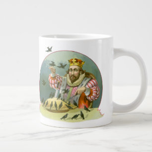 Caneca De Café Grande Cante uma Canção de Seispence, Rima Infantil Vinta