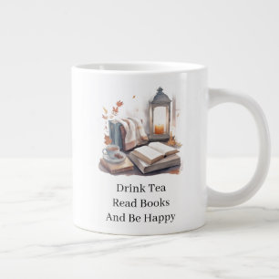 Caneca De Café Grande Cantinho Aconchegante para Leitura