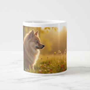 Caneca De Café Grande Cão Pomerano