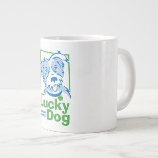 Caneca De Café Grande Cão Sortudo Jumbo Mug
