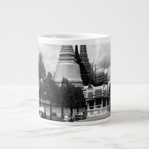 Caneca De Café Grande Capela Vintage Tailândia Bangkok Palácio Real Jigs