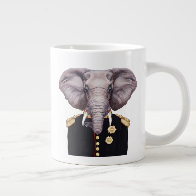 Caneca De Café Grande Capitão Elefante (Direita)