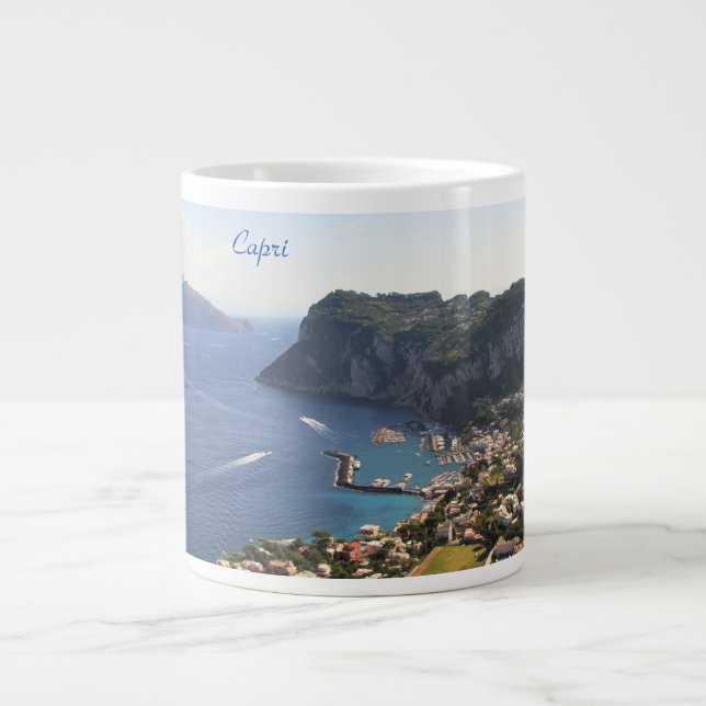 Caneca De Café Grande Capri, Itália, Fotografia, Mug (Frente)