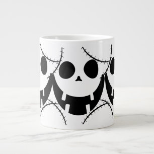 Caneca De Café Grande Cara de abóbora-de-bico-de-lanterna