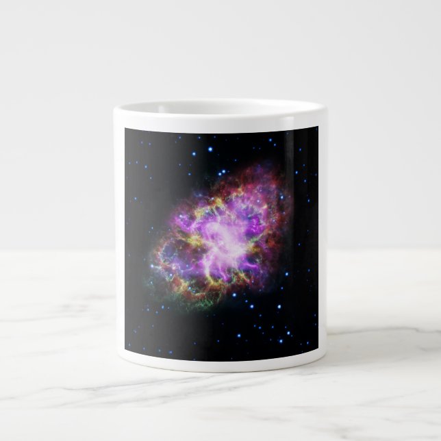 Caneca De Café Grande Caranguejo Nebula Supernova Remanescente Composto  (Frente)
