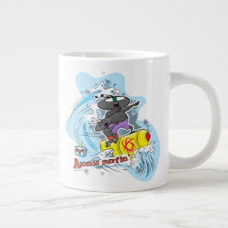 Caneca De Café Grande Caras surfinos!